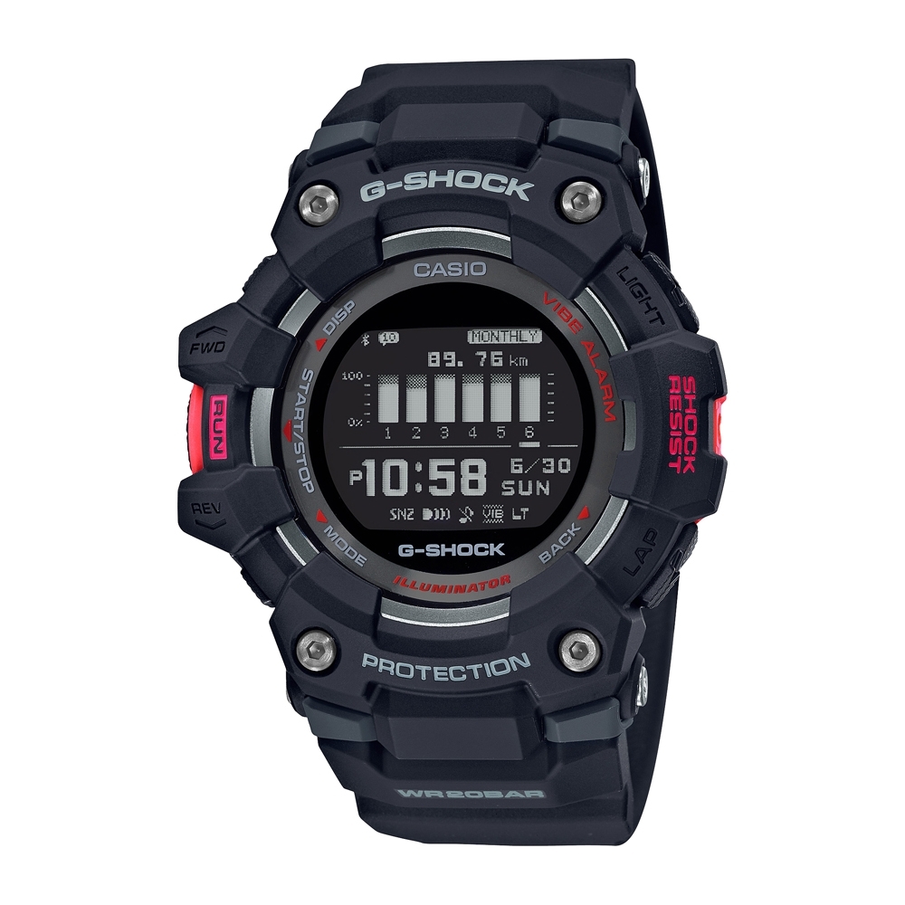 CASIO卡西歐 G-SHOCK 藍牙 運動系列 GBD-100-1_49.3mm