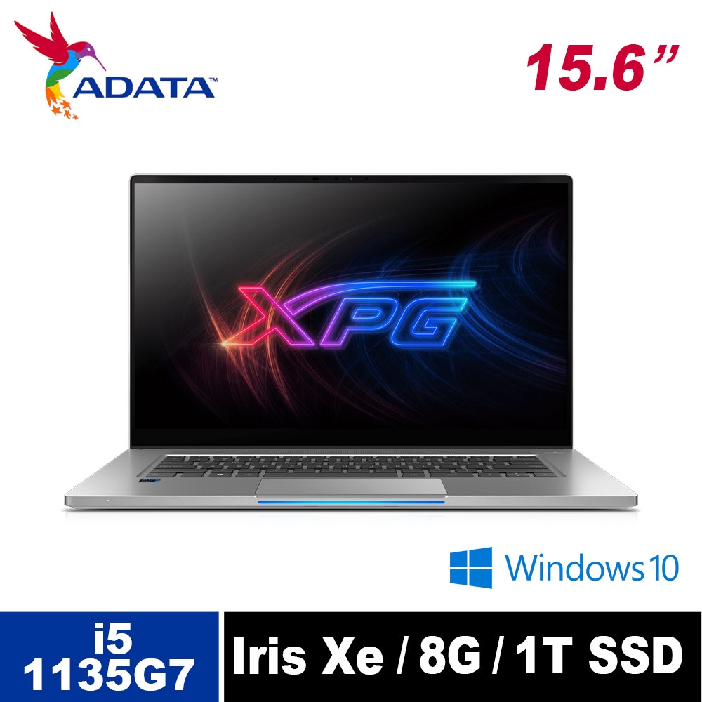 威剛 XPG  15.6吋輕薄觸控筆電 EVO認證(i5-1135G7/1TB SSD/8GB/Win10/2年保/XENIA Xe)