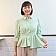 Hana-Mokuba花木馬日系女裝不對稱韓系格紋上衣_紅格/綠格 product thumbnail 7
