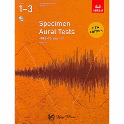 【凱翊︱ABRSM】英國皇家 聽力測驗試題 第1-3級(含2片CD) Specimen Aural Tests Grade 1-3 With 2 CDs