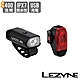 《LEZYNE》自行車前後燈組 400流明 MINI DRIVE 400XL+ KTV DRIVE+PAIR 車燈/照明燈/警示燈/夜騎/單車 product thumbnail 1