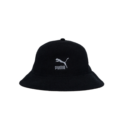 Puma 男款 女款 黑色 刺繡 漁夫帽 帽子 休閒 鐘形帽 02520801