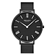 OBAKU 羅馬時刻紳士米蘭時尚腕錶-全黑-V283GXBBMB-42mm product thumbnail 1