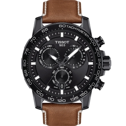 TISSOT SUPERSPORT 競速賽車運動時尚錶(T1256173605101)咖啡色-45.5mm