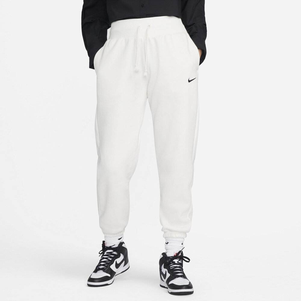 Nike As W Nsw Phnx Flc Hr Os Pant [DQ5888-133] 女長褲棉褲刷毛白