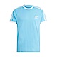 Adidas 3-Stripes Tee [IM9392] 男 短袖 上衣 經典 復古 休閒 修身 棉質 水藍 product thumbnail 1