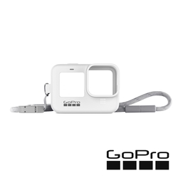 GoPro HERO 9/10/11 護套+繫繩(白) ADSST-001 公司貨