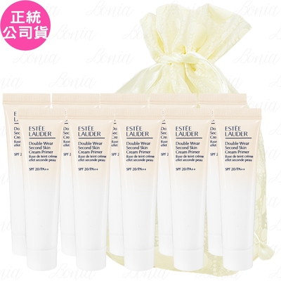 ESTEE LAUDER 雅詩蘭黛 粉持久天生美肌乖乖乳SPF20 PA++(15ml)*10旅行袋組(公司貨)