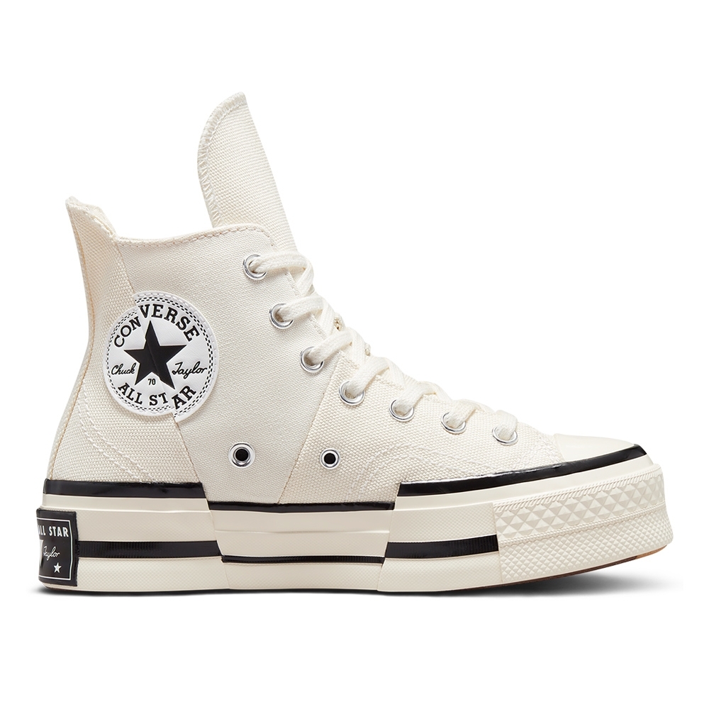 CONVERSE CHUCK 70 PLUS HI EGRET/BLACK/EGRET 高筒解構男女休閒鞋