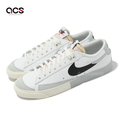 Nike 休閒鞋 Blazer Low 77 男鞋 白 黑 低筒 復古 麂皮 DZ2544-100