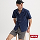 Levis 男款 雙口袋舒適短袖襯衫 product thumbnail 1