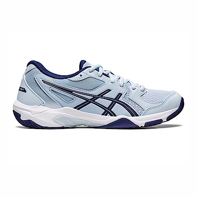 Asics GEL-Rocket 10 [1072A056-406] 女 排球鞋 羽球 運動 訓練 室內 穩定 淺藍