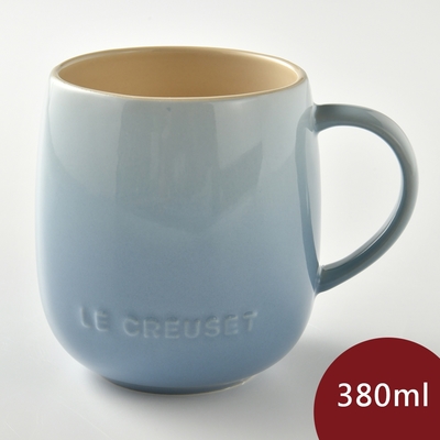 法國Le Creuset 蛋蛋馬克杯 380ml 海岸藍