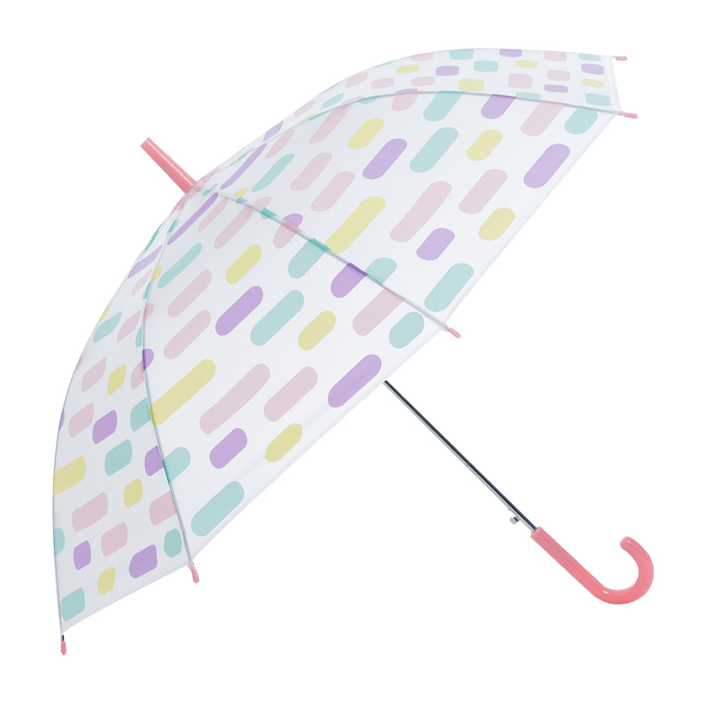 樂嫚妮 自動開直立雨傘-馬卡龍方塊