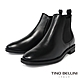 TINO BELLINI 貝里尼 歐洲進口牛皮經典切爾西平底短靴FWMV012 product thumbnail 1