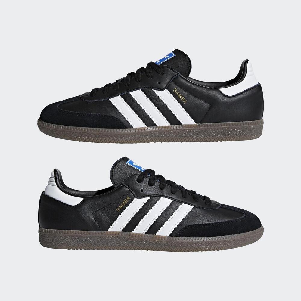 Adidas Samba OG [B75807] 男女休閒鞋運動經典復古Originals 皮革膠底