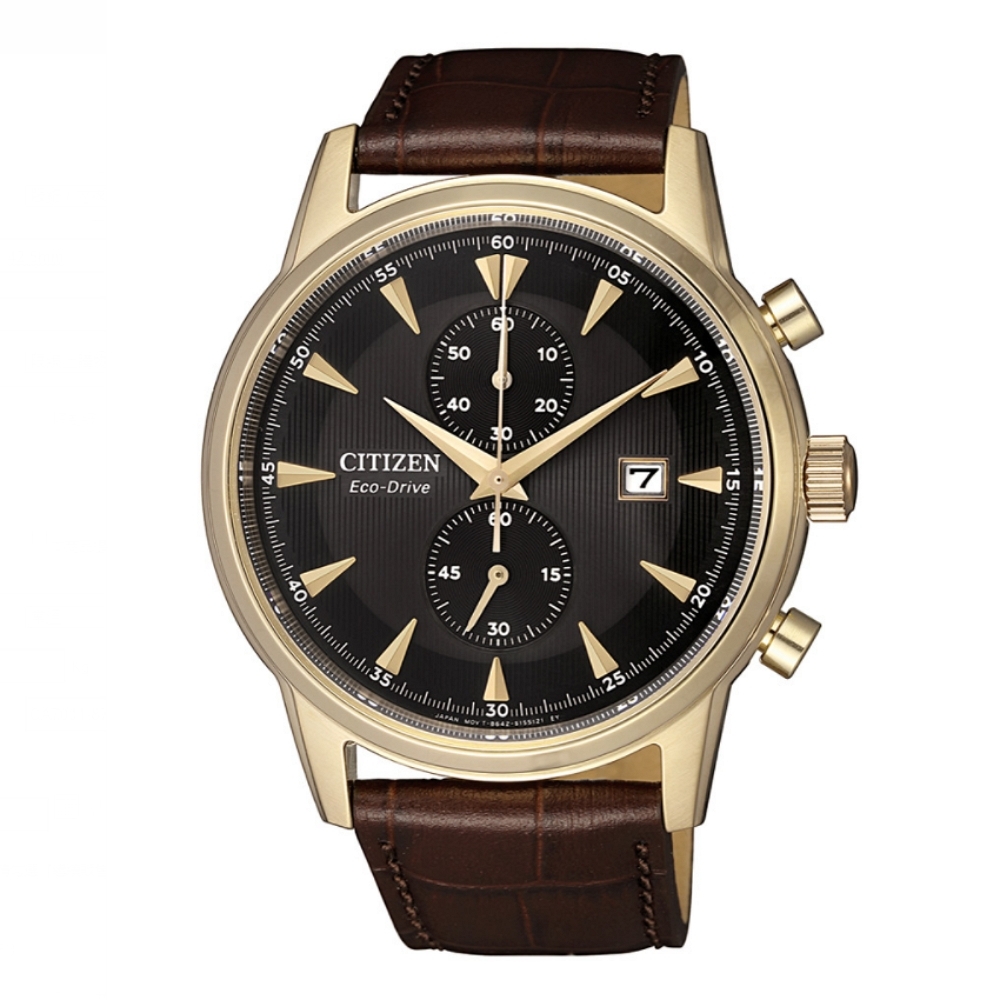 CITIZEN星辰 Chronograph系列 光動能計時腕錶 42.5mm/CA7008-11E