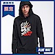 網路限定_鬼洗-BLUE WAY-圖騰側鬼頭連帽TEE product thumbnail 1