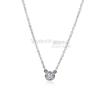 Tiffany&Co. 蒂芙尼 0.10克拉鑽石925純銀項鍊