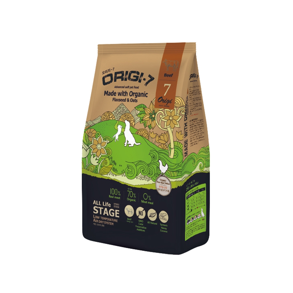 【Origi7】頂級有機軟飼料-放牧牛6KG