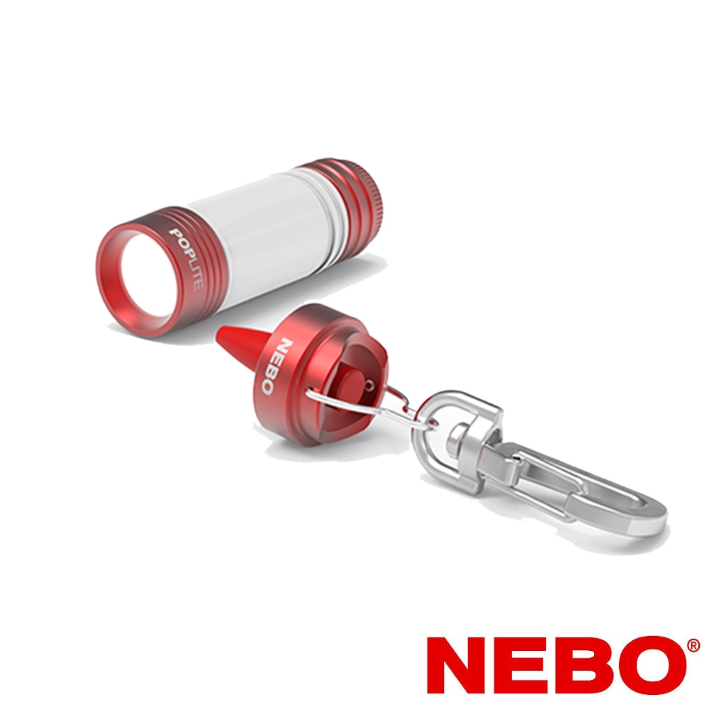 NEBO Pop Lite隨身便利LED燈-紅(NE6557TB-R)