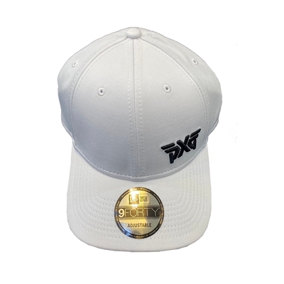 【PXG】PXG35刺繡LOGO可調節式高爾夫球帽/鴨舌帽(白色)