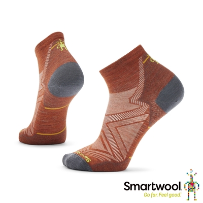 官方直營 Smartwool 機能跑步超輕減震低筒襪 暗橙