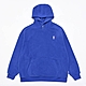 NBA 寬版 搖粒絨 保暖 連帽T恤 LOGO MAN-藍-3255105682 product thumbnail 1