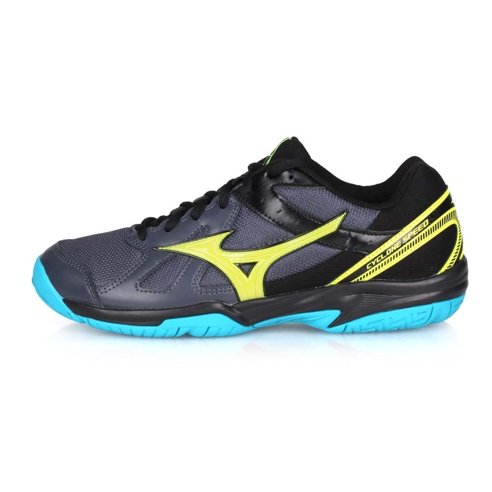 MIZUNO CYCLONE SPEED男排球鞋 深灰芥茉黃