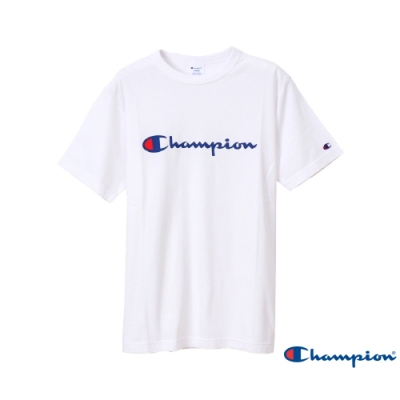 Champion Basic Logo短Tee 白