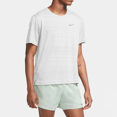 NIKE 耐吉 上衣 運動 短袖上衣 慢跑 訓練 男款 白 CU5993-100 Dri-FIT Miler