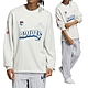 Adidas WS Sweat Crew M 男 白藍色 運動 休閒 圓領T 上衣 長袖 IN0973 product thumbnail 1