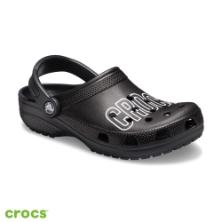 Crocs 經典LOGO圖案克駱格