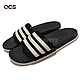 adidas 拖鞋 Adilette Comfort 男女鞋 黑 米 一片拖 運動拖鞋 50週年 紀念款 愛迪達 GW5966 product thumbnail 1