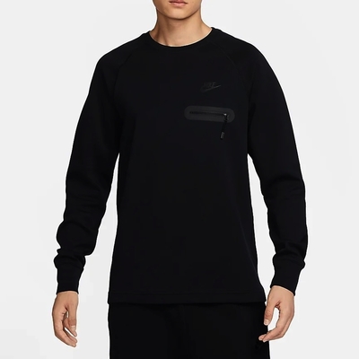 NIKE AS M NK TECH LS TOP 男長袖上衣-黑-FD9881010