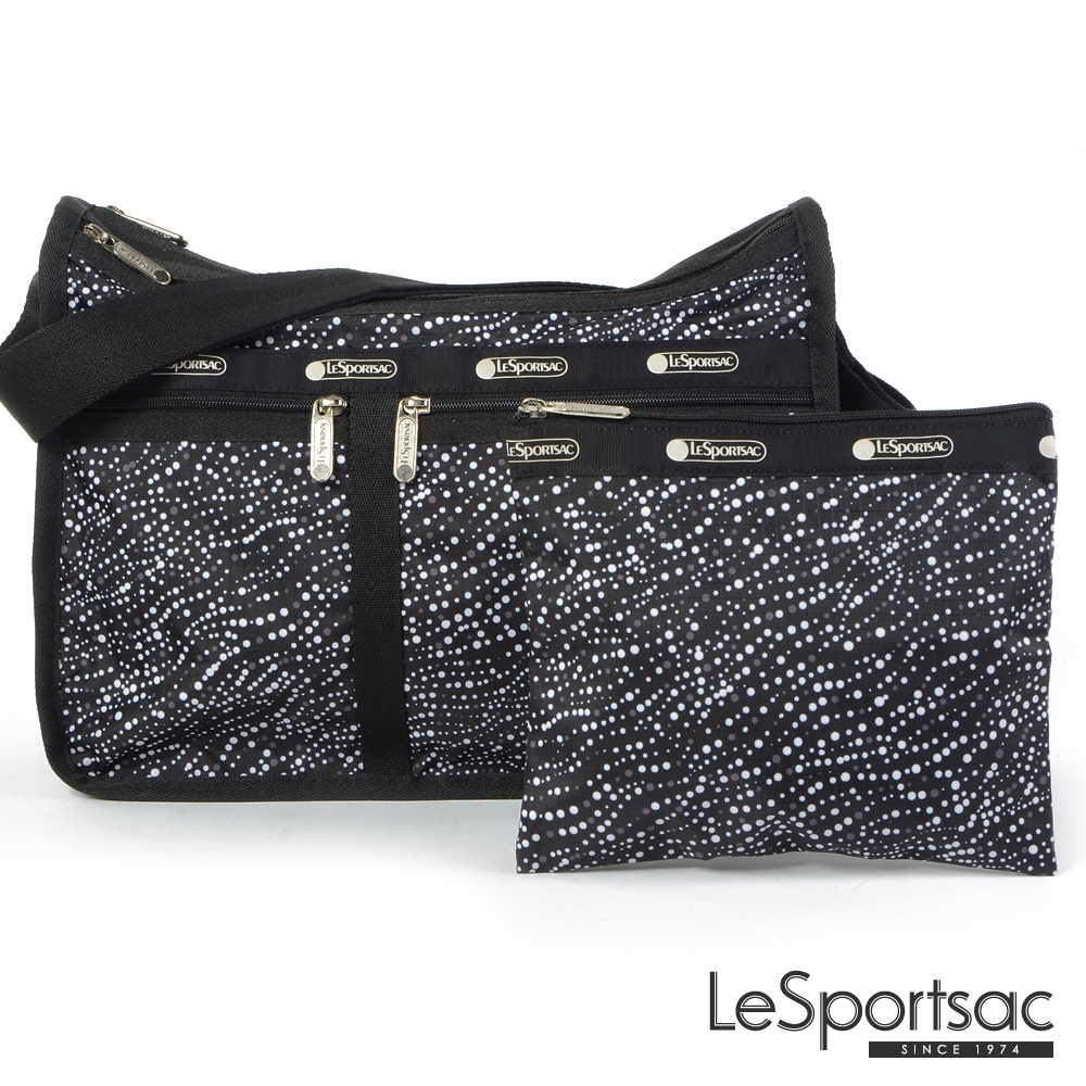 LeSportsac - Standard雙口袋A4大書包-附化妝包 (音樂旋律)