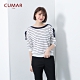 【CUMAR】綁結條紋-女五分袖針織衫(三色/魅力價格/版型適中) product thumbnail 1