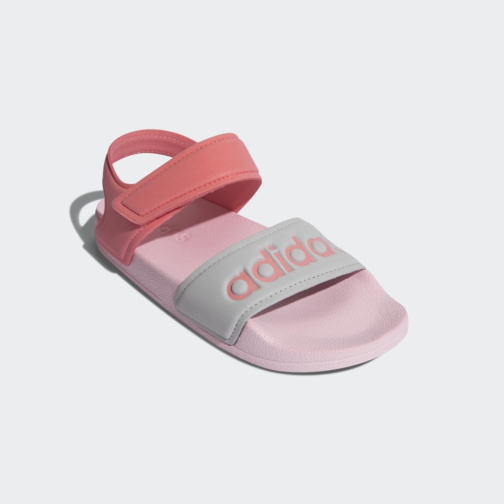 ADIDAS ADILETTE SANDAL K 中大童涼鞋-粉-FY8849