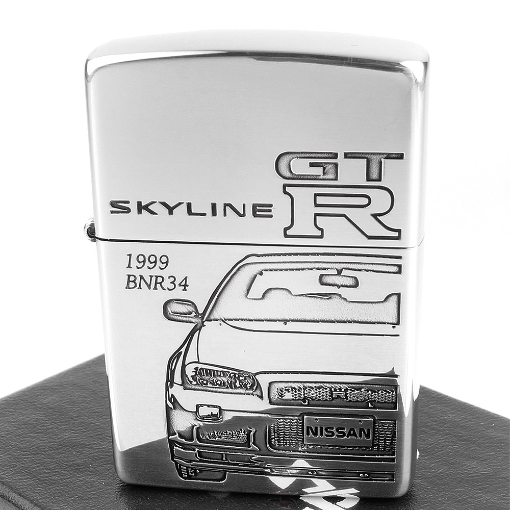 ZIPPO 日系~日產NISSAN SKYLINE GT-R 50週年-第五代BNR34 | 打火機