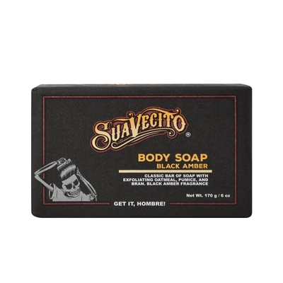 美國 SuaVecito 黑琥珀燕麥保濕沐浴皂 170g Black Amber Body Soap