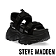 STEVE MADDEN-VORTEXS 扣帶超厚底休閒涼鞋-黑色 product thumbnail 1