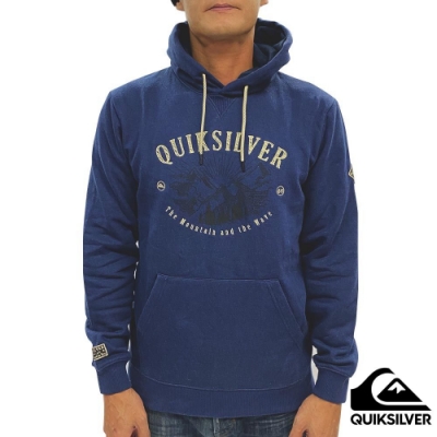 【QUIKSILVER】BIG LOGO SNOW HOODIE 帽T 海軍藍