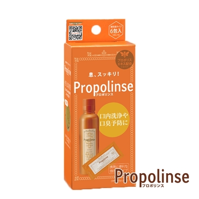 日本 Propolinse 蜂膠漱口水隨身包(6包/盒)