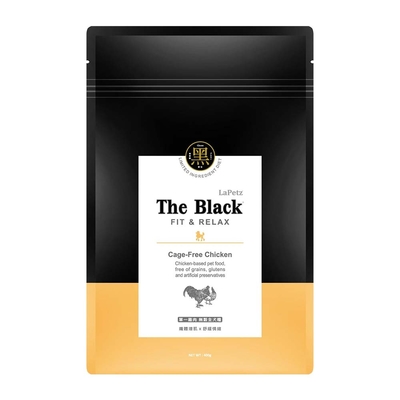 LaPetz The Black樂倍(黑酵母)單一雞肉無穀全犬糧 1.5kg 纖體增肌x舒緩情緒