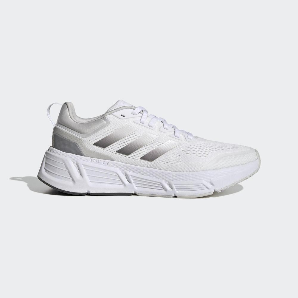 Adidas Questar [GZ0630] 男 慢跑鞋 運動 訓練 健身 緩震 包覆 輕量 再生材質 愛迪達 白