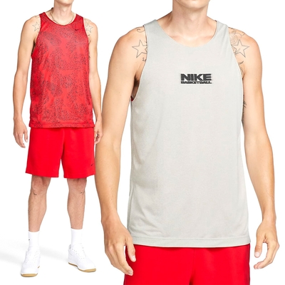 Nike Dri-FIT Standard Issue 男款 紅色 雙面穿 機能 排汗 籃球 背心 FB7056-657