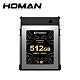 HOMAN CFexpress Type B 512GB 記憶卡 公司貨 product thumbnail 1