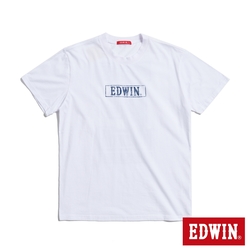 EDWIN 人氣復刻款 3M反光LOGO短袖T恤-男-黑色