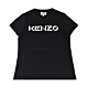 KENZO白字印花LOGO純棉女士短T(XS/S/M/L/黑) product thumbnail 1