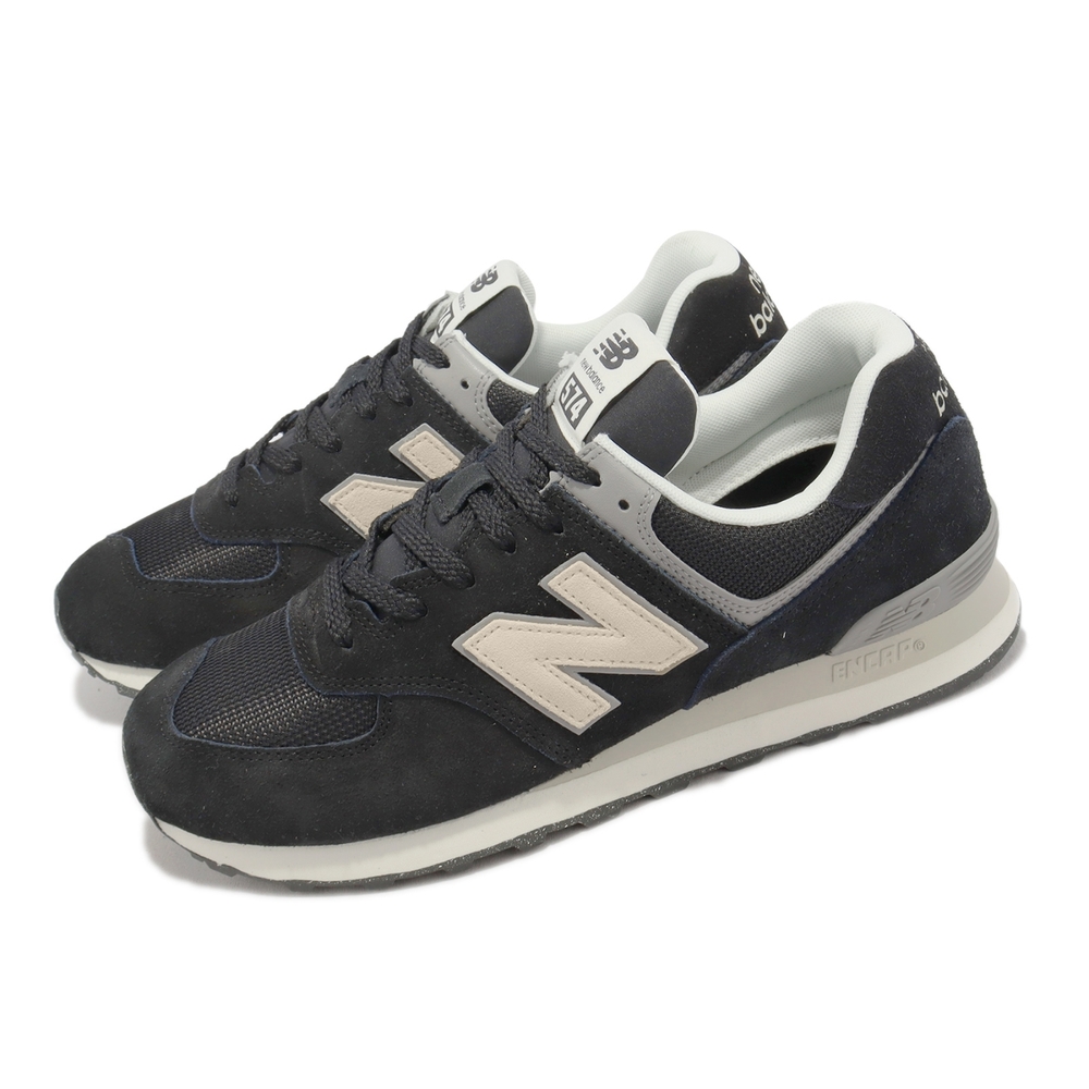 New Balance 休閒鞋574 男鞋女鞋黑奶油白復古麂皮經典款情侶鞋NB 紐巴倫U574LL2-D 休閒鞋| 奇摩購物中心